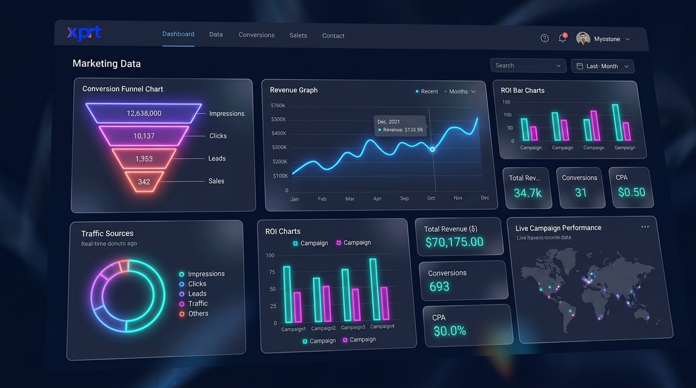 XPRT Analytics platform visual