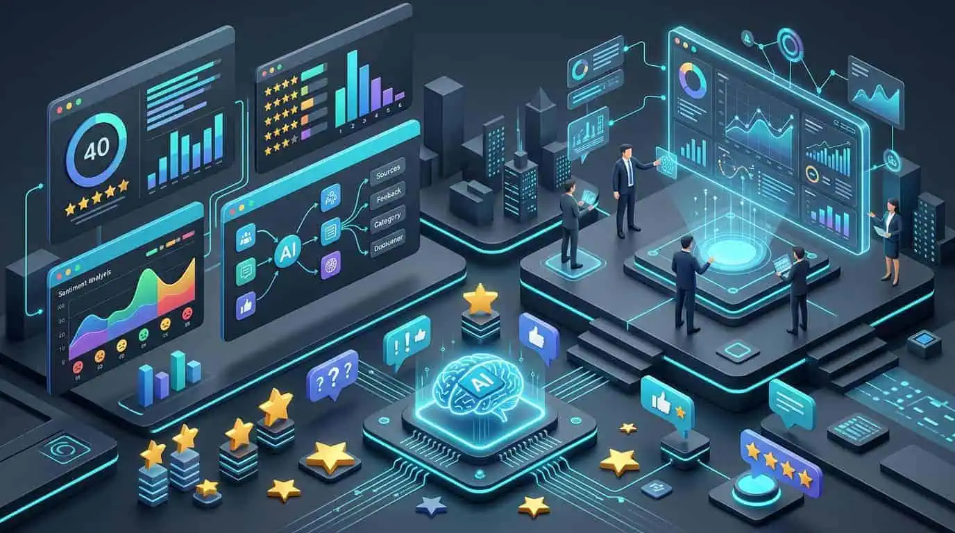 Reputation Management Dashboard Illustration