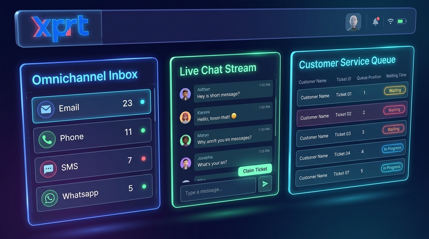 XPRT Support platform visual